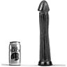 Analprop Dildo All Black 31cm med Blød Berøring