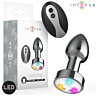 Vibrerende Metal Analprop INTENSE med LED Lys