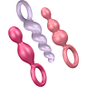 SATISFYER Anal Plug Set 3 Pcs Tri-Colour
