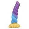 Dildo POWER MONSTERS Unicorn Tricolor Fantasy 22 cm