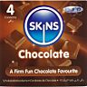 SKINS Chocolate Premium Kondomer Pakke med 4 til sensorisk nydelse