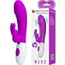 Rabbit vibrator Pretty Love Naughty Bunny med dual stimulation