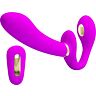 Vibrator Pretty Love Thunderbird Double Strap-On Fjernbetjening