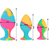 Analplug Sæt INTENSE med Farverig Tie-Dye Design