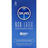 Preservativ SKINS - Latexfrit 8 pakker