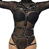 Body Harness SUBBLIME Justerbare Remme i Læder