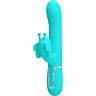 Pretty Love Rabbit Vibrator 4 i 1 til dual stimulering