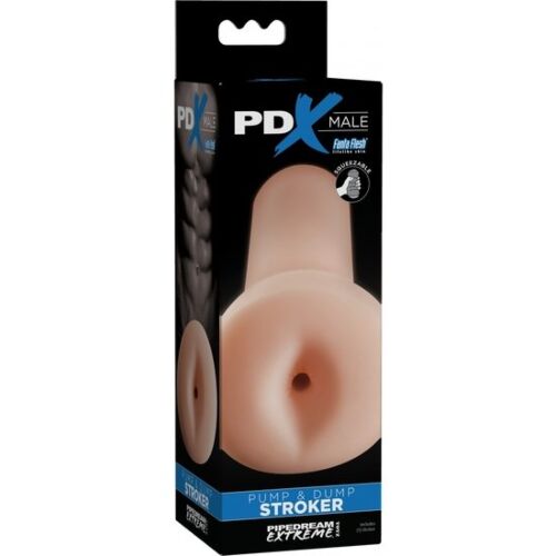 Masturbator PDX MALE Pump and Dump Stroker med blød tekstur