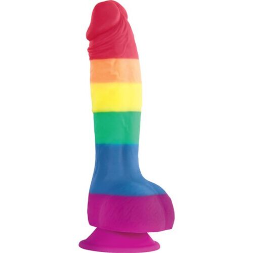 Pride Dildo af NS Novelties 15 cm - Sugekop Base