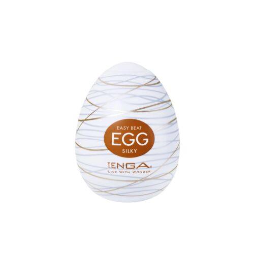 Masturbator Tenga Egg Silky med stimulerende teksturer