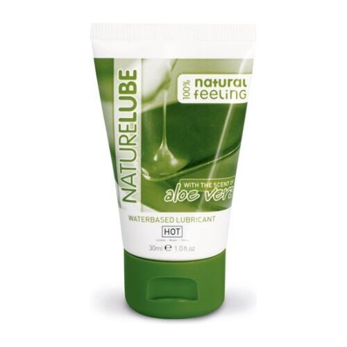 Vandbaseret glidecreme HOT Nature Lube Aloe Vera 30ml
