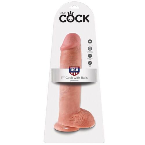 Dildo til Sele King Cock 11 med Realistisk Følelse