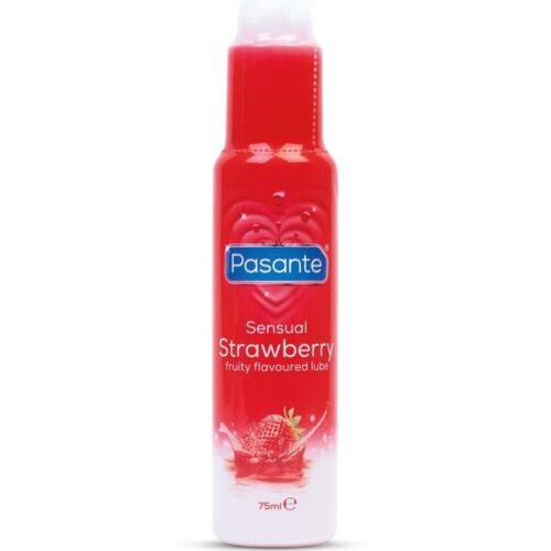 Pasante Jordbær Glidecreme 75ml - Vegansk Gel til Følsom Hud