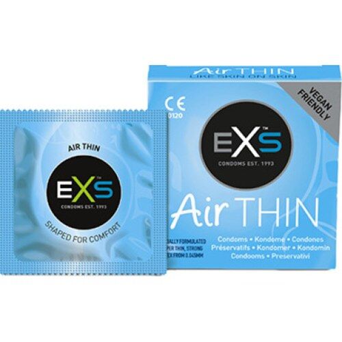 Kondomer EXS Air thin 3?s med hudnær fornemmelse