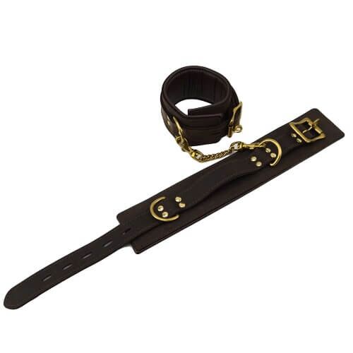 Restraints Bound Nubuck Leather Ankel
