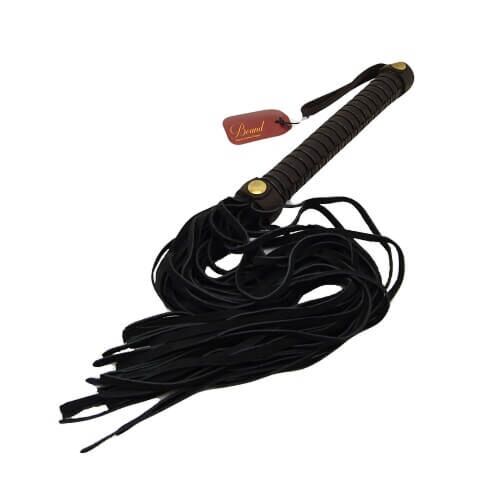 Bindingsflagermus Bound Nubuck Leather Flogger 70 cm