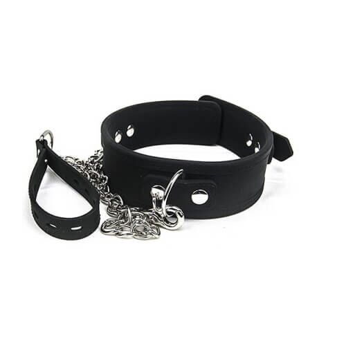 Restraints Bound to Please Silikone Krave og Snor Sæt