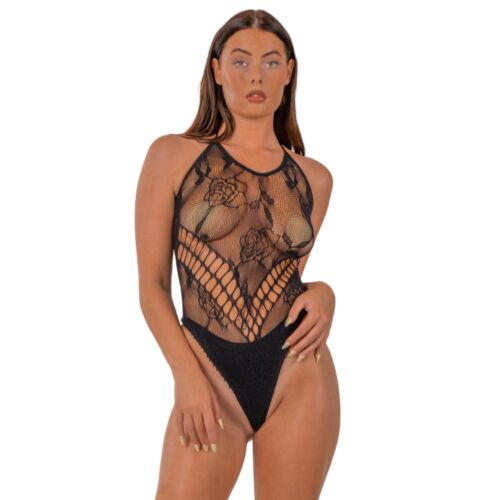 Bodystocking Lace LJ Halterneck