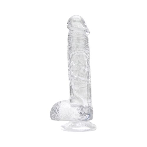 Dildo Loving Joy 6 Inch med Kugler Transparent