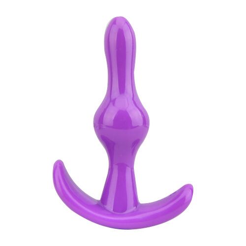 Buttplug Loving Joy Butt Plug Purple med sikkerhedsbase
