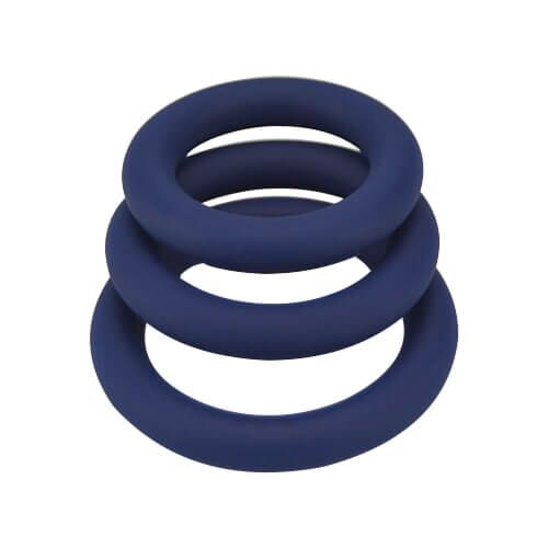 Ringe Loving Joy Thick Silicone Cock Rings 3-Pack
