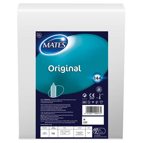 Kondom Mates Original BX144 Glat Tekstur