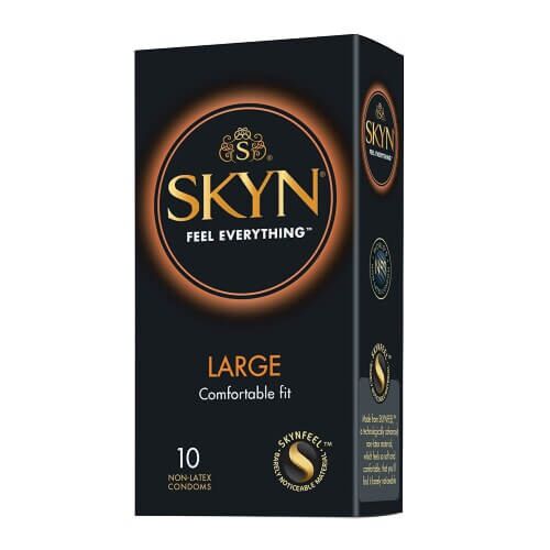 Kondom Mates SKYN Large 10 Pack med blødt materiale
