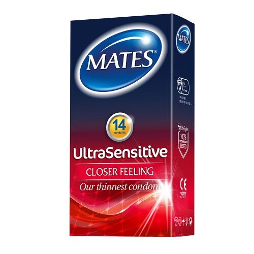 Kondom Mates Ultra Sensitive 14 Pack