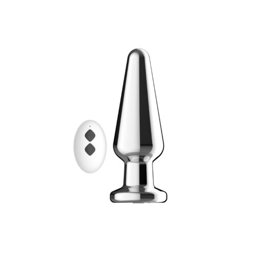 Toosh Remote Controlled Butt Plug med metal og vibration