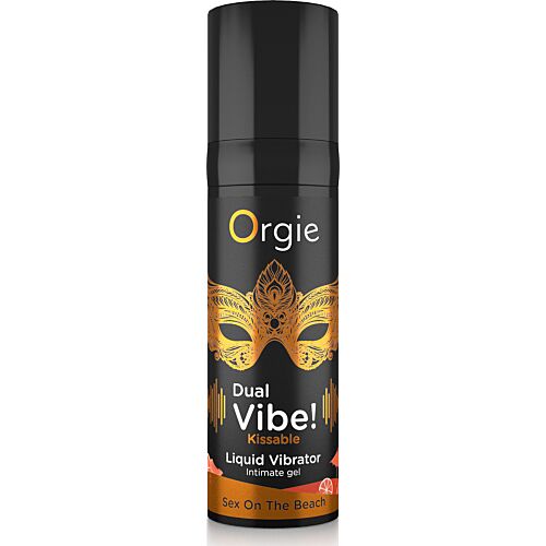 Gel Stimulator Orgie Dual Vibe med Sex on the Beach smag