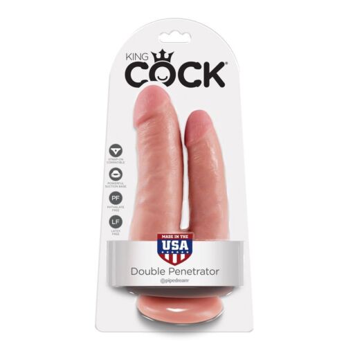 Double Penetrator King Cock Dildo til Realistisk Nydelse