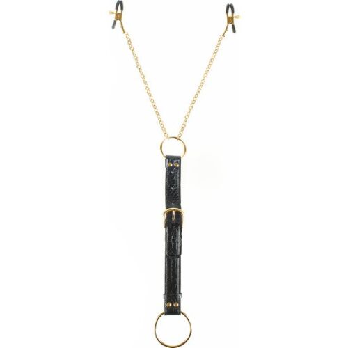 Fetish Fantasy Gold Penisring og Brystvorte Klemmer