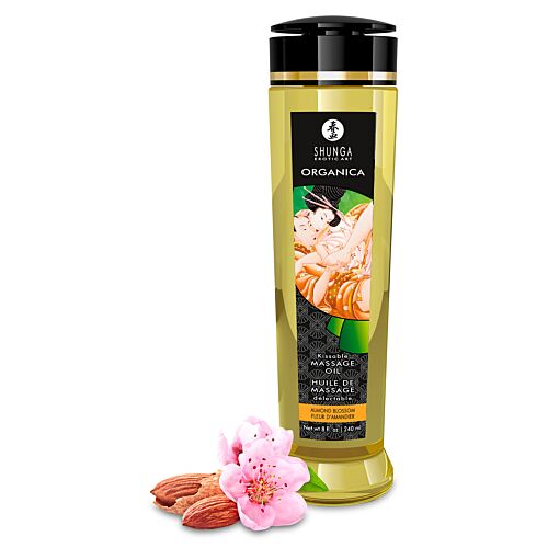 Massageolie Shunga Almond Blossom med sød mandelaroma