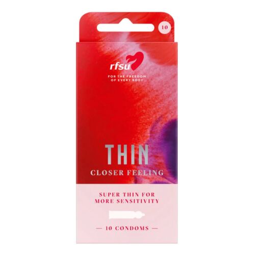 Kondomer RFSU Thin, 10 stk., 0,05 mm