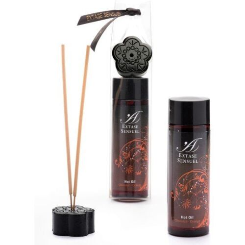 Massageolie EXTASE SENSUAL med Varmende Effekt
