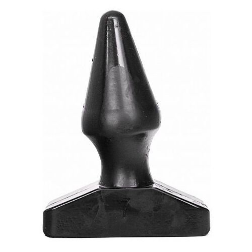 Plug Anal ALL BLACK 16 CM - Cone formet design