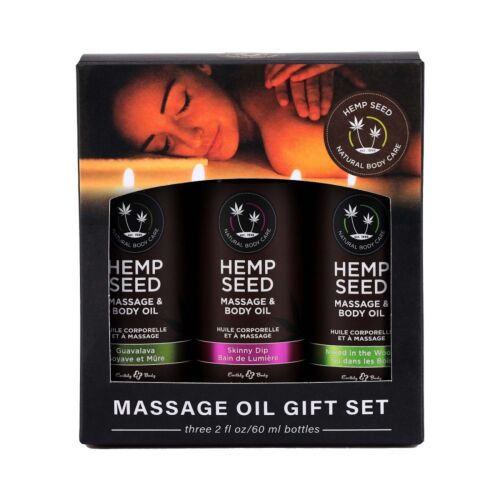 Massageolie Sæt Earthly Body Naturlig Glide