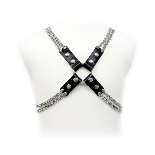 Harness Leather Body Chain Harness til mænd