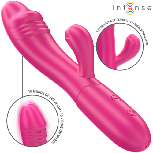 Vibrator INTENSE HIGH TECH IVY med stimulerende tunge