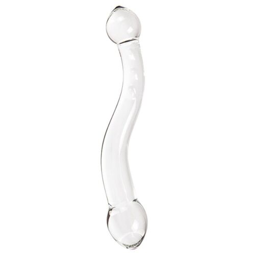 Dildo S Pleasures Crystal POLARIS med S-form