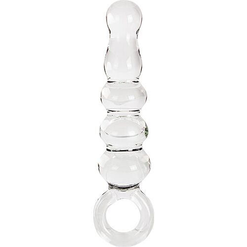 Dildo S Pleasures Crystal SOLARIS med Perle Design