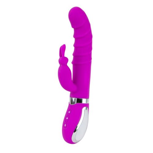 Vibrator S Pleasures Realistic Lilla med dobbelt stimulation