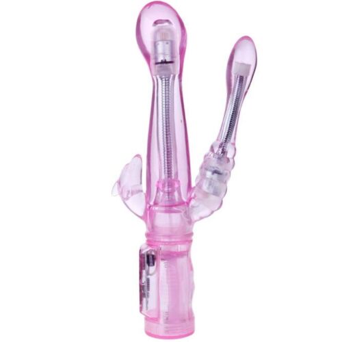 Vibrator BAILE FLEKSIBEL VIBRATOR MED ANAL STIMULATOR