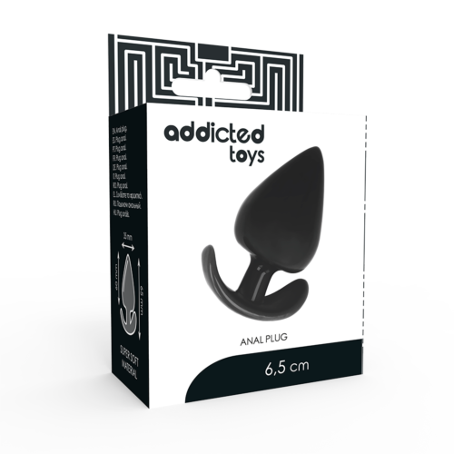 BDSM Anal Plug Addicted Toys 6.5 CM med ekstra sensation