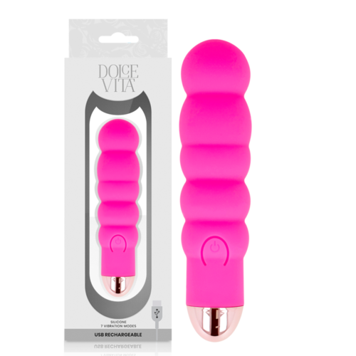 Vibrator DOLCE VITA Rechargeable Six med 7 hastigheder