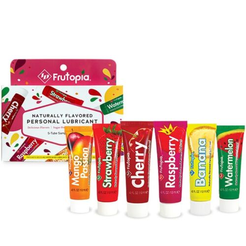 Glidecreme ID FRUTOPIA 5-pack med frugtsmag