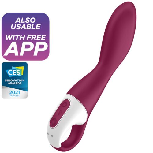 G-punkt Vibrator SATISFYER Heated Thrill med varme