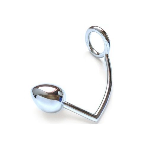 Ring METAL HARD med anal krog 45mm