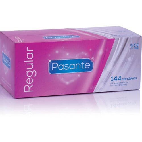Pasante Regelmæssige Kondomer 144 Enheder - Naturlig Følelse