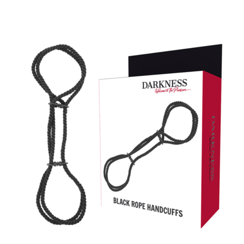 Handjern Darkness Bondage 100% Bomuld med Glide Ring Design